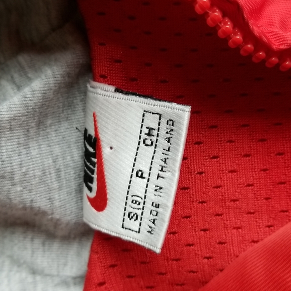 (S) Nike Youth Red Windbreaker Jacket ❤ Sporty - Picture 3 of 6